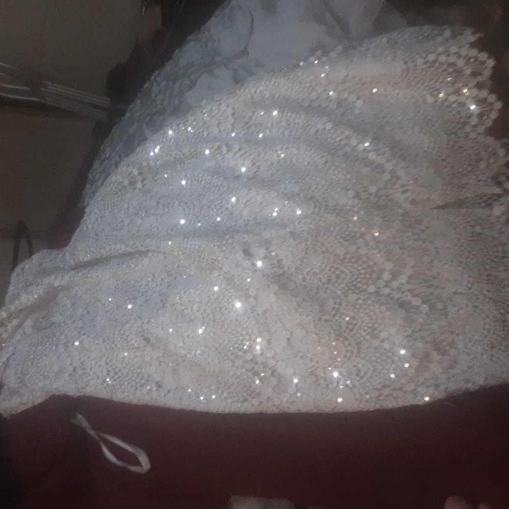 Strapless kay unger dress